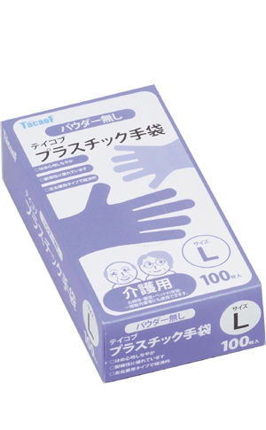 テイコブプラスチック手袋L GL01L