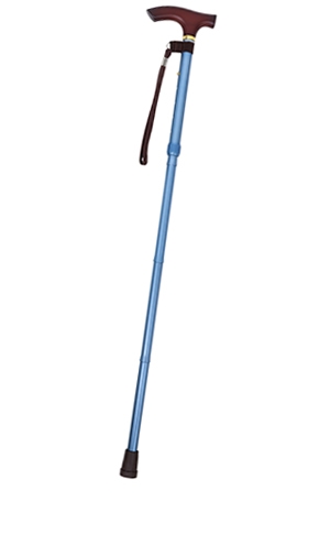 カラーピッチ付折りたたみ式杖 E398