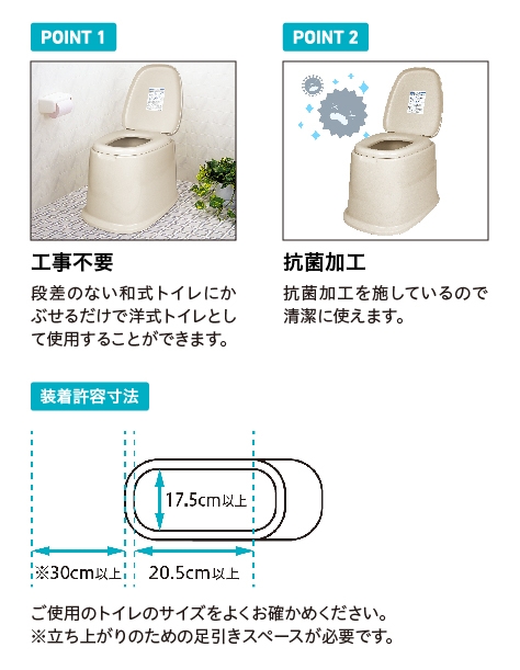 テイコブ腰掛け便座(据置式) KB04｜株式会社幸和製作所